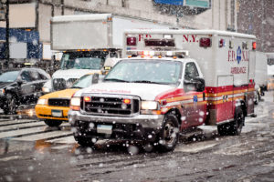 Collision With An Emergency Vehicle in NYC