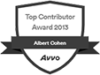 Top Contributor Award 2013 Albert Cohen Avvo