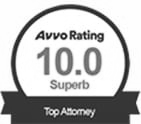 Avvo Rating 10.0 Superb Top Attorney