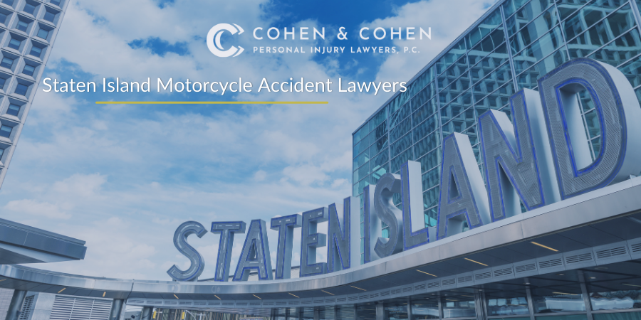 staten island ferry terminal sign - cohen and cohen staten island motorcycle accident lawyers